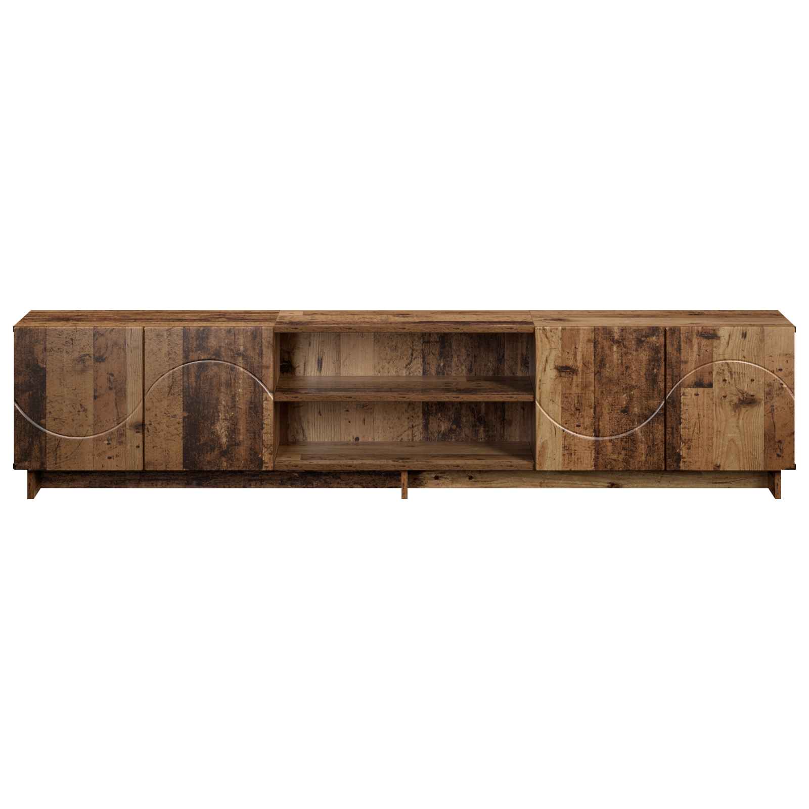 Βάση TV 180 x 34,5 x 40 εκ. Παλαιωμένο ξύλο Επεξεργασμένο Ξύλο