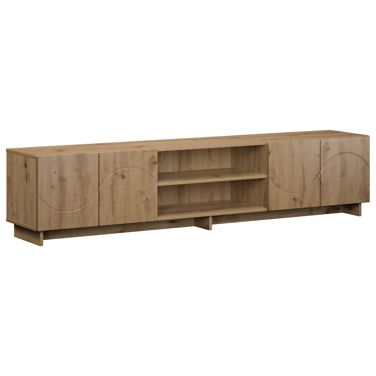 Βάση TV 180 x 34,5 x 40 εκ. Artisan Δρυς Επεξεργασμένο Ξύλο - Pakobazaar