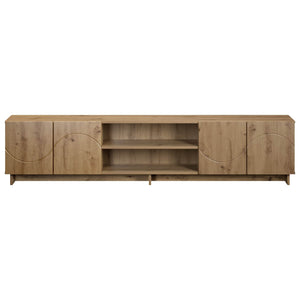 Βάση TV 180 x 34,5 x 40 εκ. Artisan Δρυς Επεξεργασμένο Ξύλο - Pakobazaar