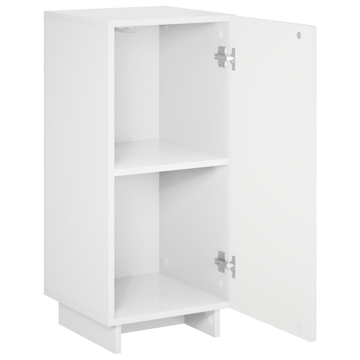 Μπουφές Γυαλιστερό Λευκό 33.5 x 34.5 x 75 cm Επεξεργασμένο Ξύλο