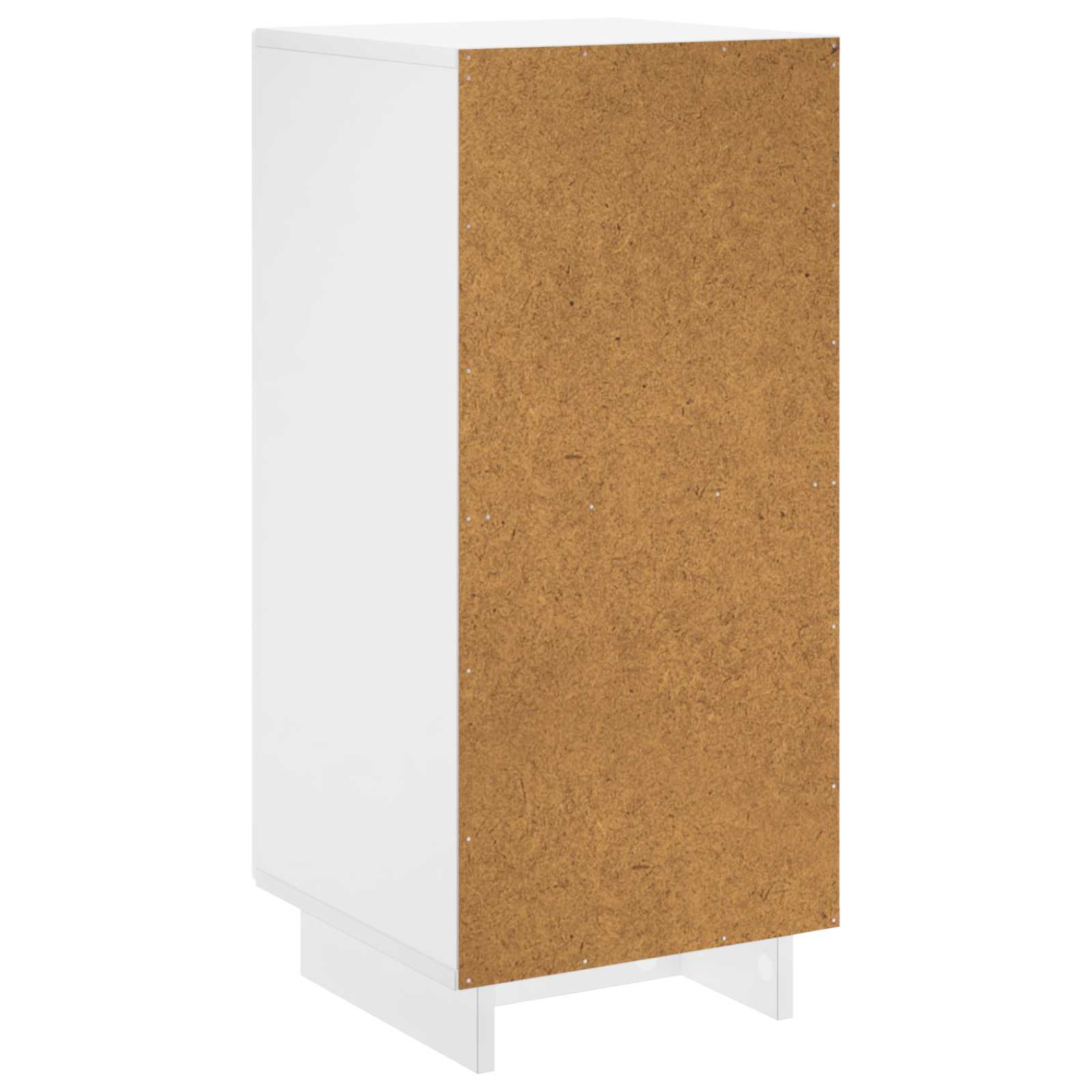 Μπουφές Γυαλιστερό Λευκό 33.5 x 34.5 x 75 cm Επεξεργασμένο Ξύλο