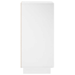 Μπουφές Γυαλιστερό Λευκό 33.5 x 34.5 x 75 cm Επεξεργασμένο Ξύλο