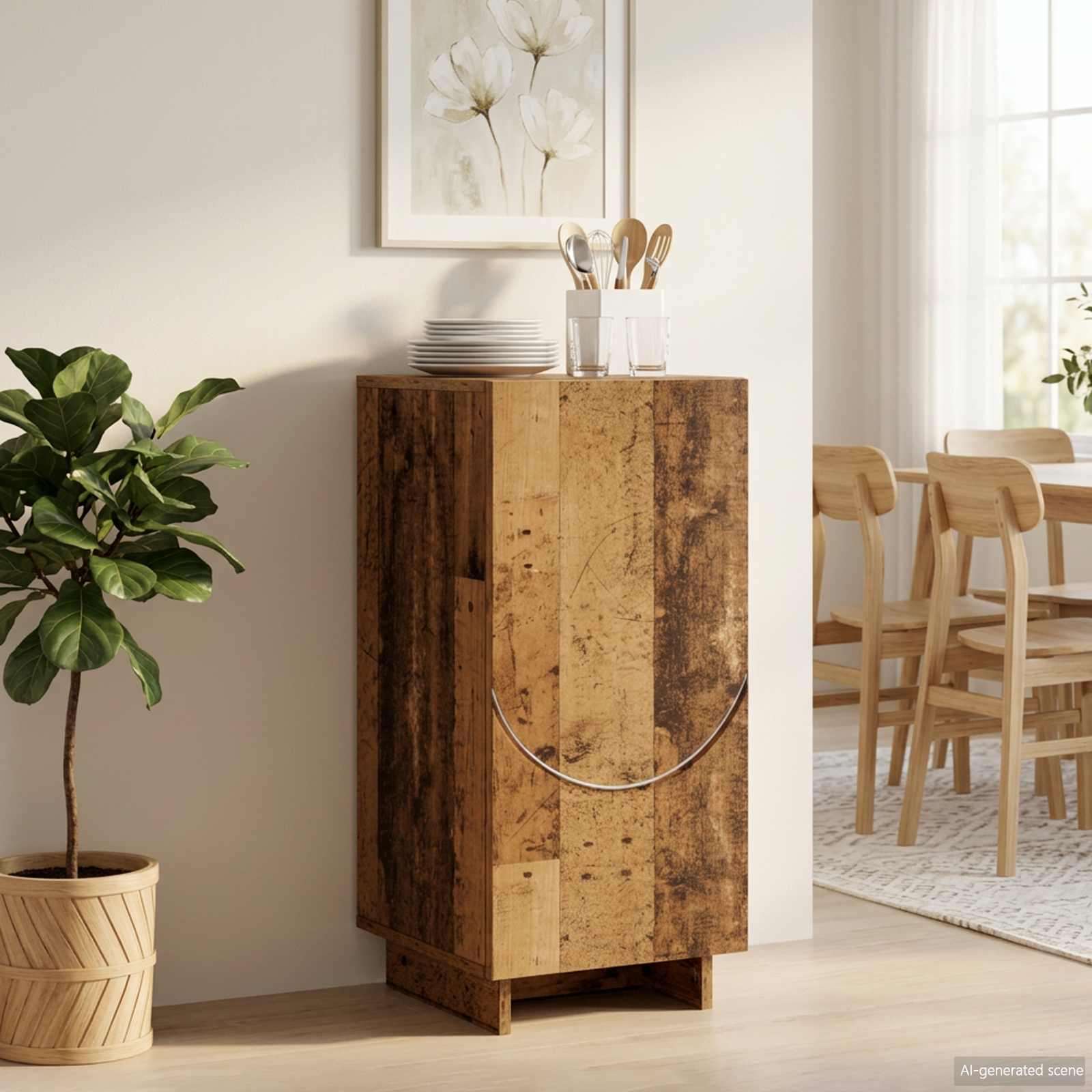 Μπουφές Παλαιωμένο ξύλο 33.5 x 34.5 x 75 cm Επεξεργασμένο Ξύλο