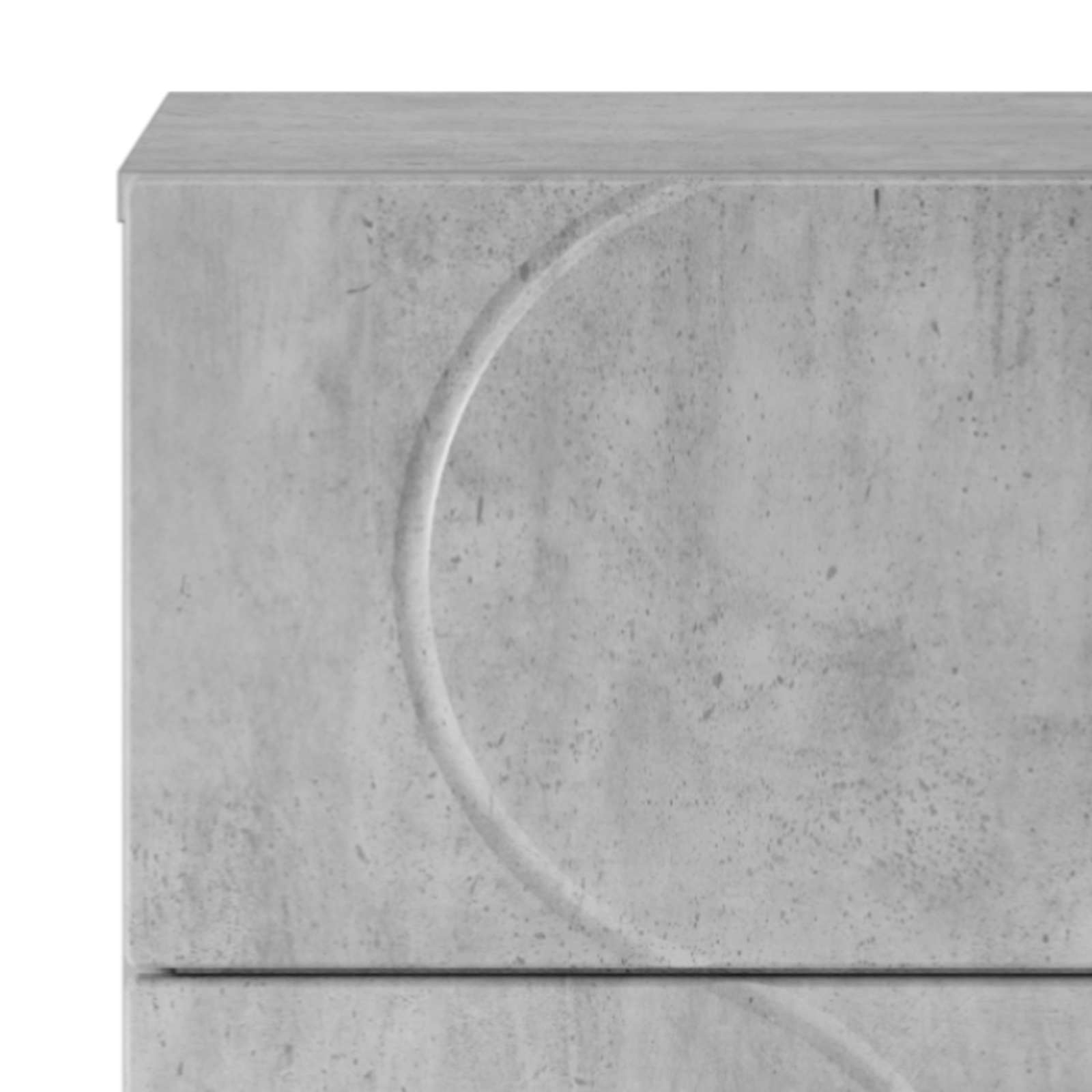 Μπουφές Γκρι Σκυροδέματος 33,5 x 34,5 x 75 εκ.