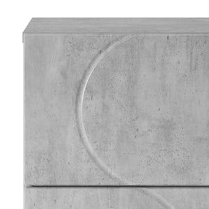 Μπουφές Γκρι Σκυροδέματος 33,5 x 34,5 x 75 εκ.