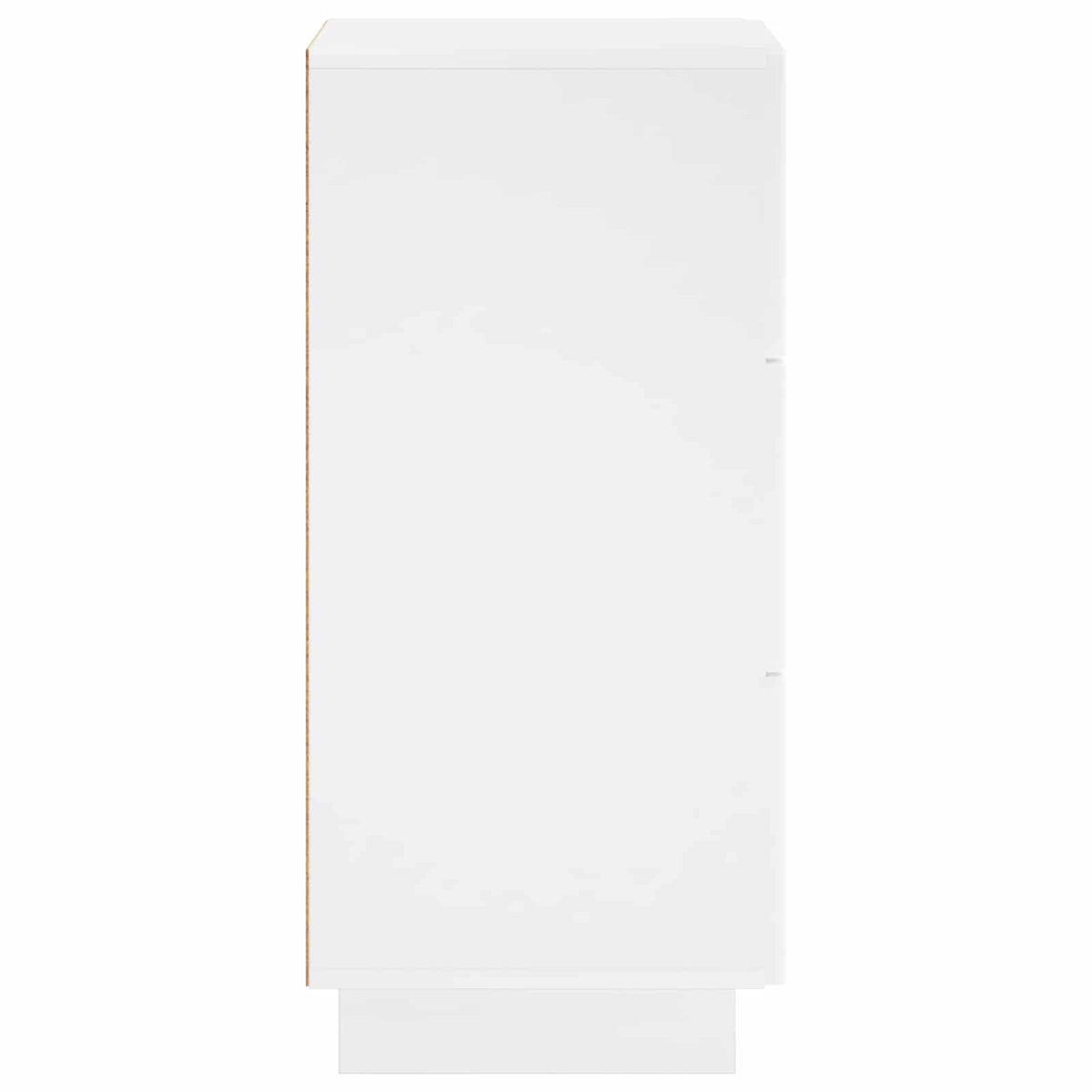 Μπουφές Γυαλιστερό Λευκό 33,5 x 34,5 x 75 εκ. - Pakobazaar