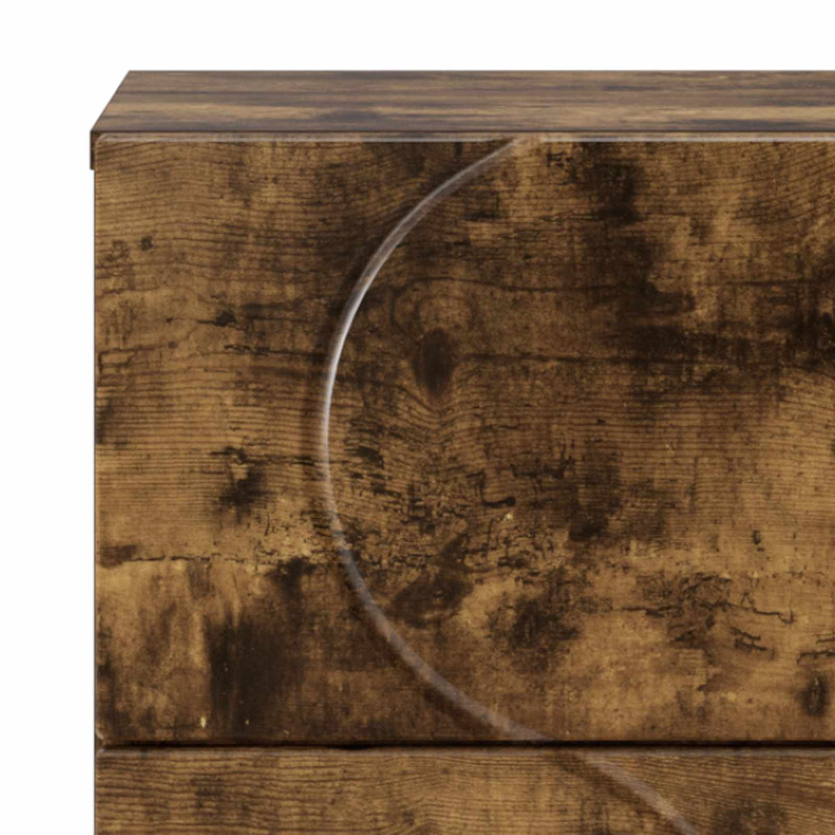 Μπουφές Καπνισμένο Ξύλο Δρυός 33,5 x 34,5 x 75 εκ. - Pakobazaar