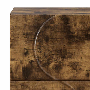 Μπουφές Καπνισμένο Ξύλο Δρυός 33,5 x 34,5 x 75 εκ. - Pakobazaar