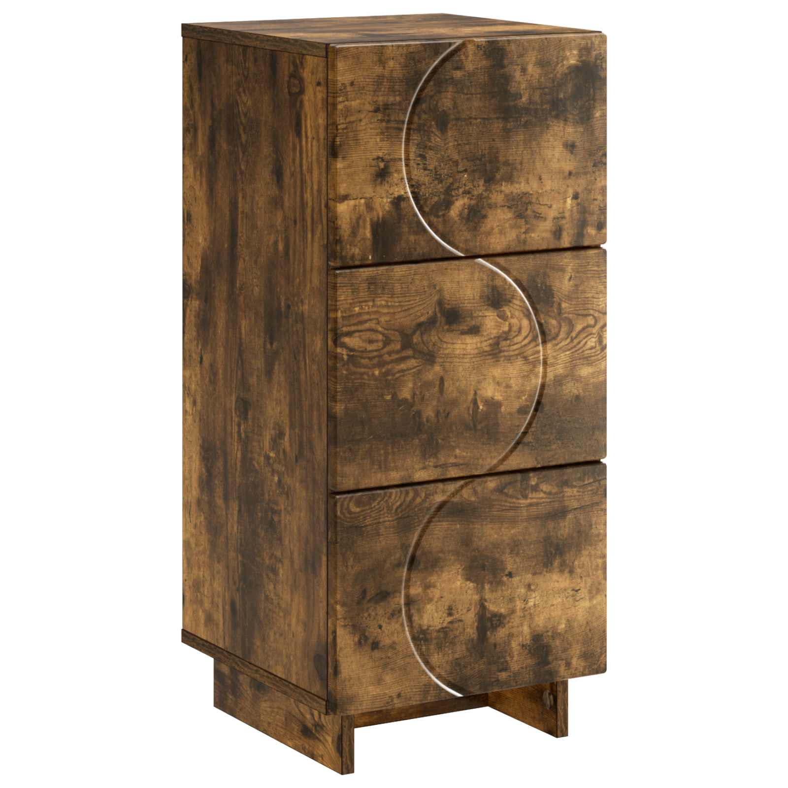 Μπουφές Καπνισμένο Ξύλο Δρυός 33,5 x 34,5 x 75 εκ. - Pakobazaar