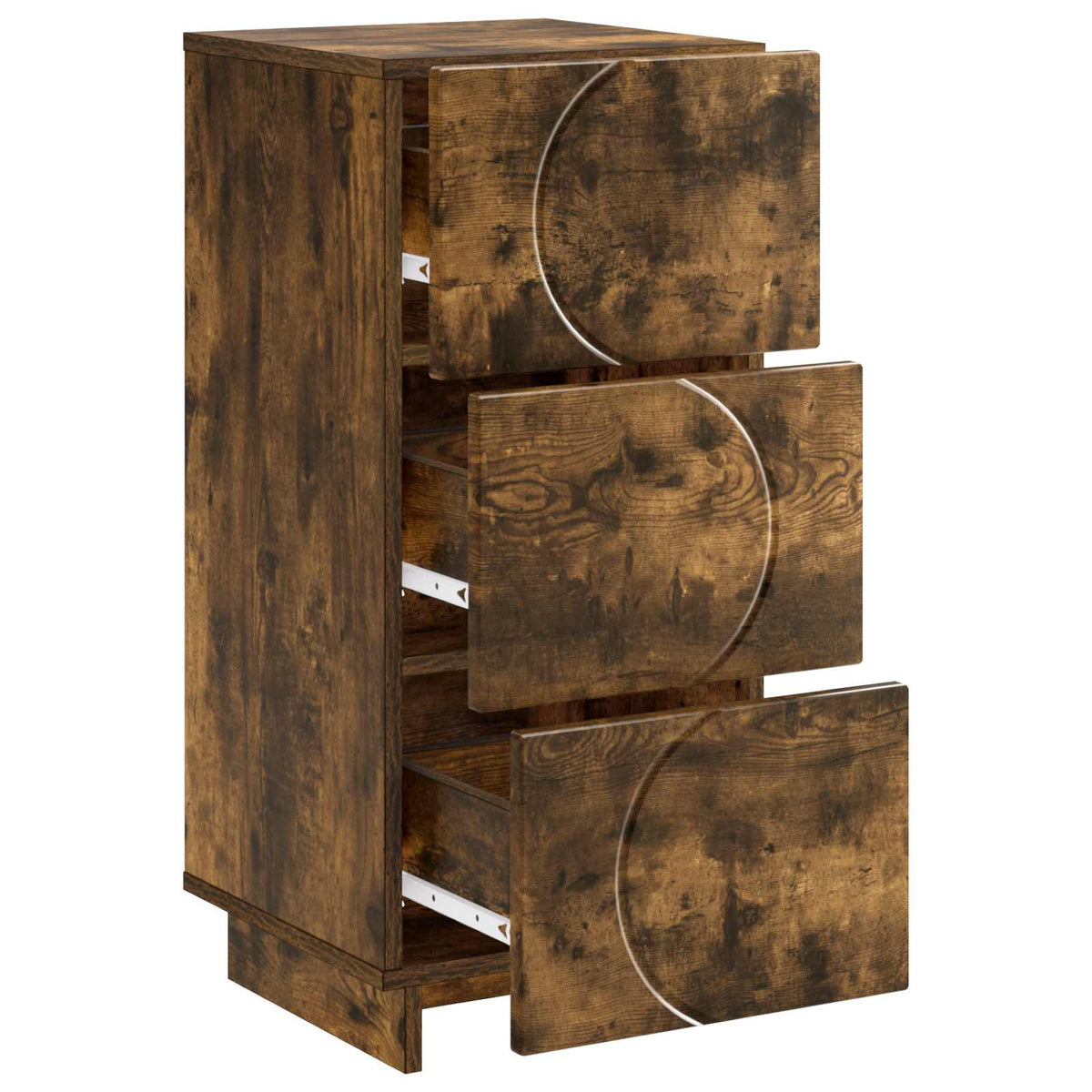 Μπουφές Καπνισμένο Ξύλο Δρυός 33,5 x 34,5 x 75 εκ. - Pakobazaar