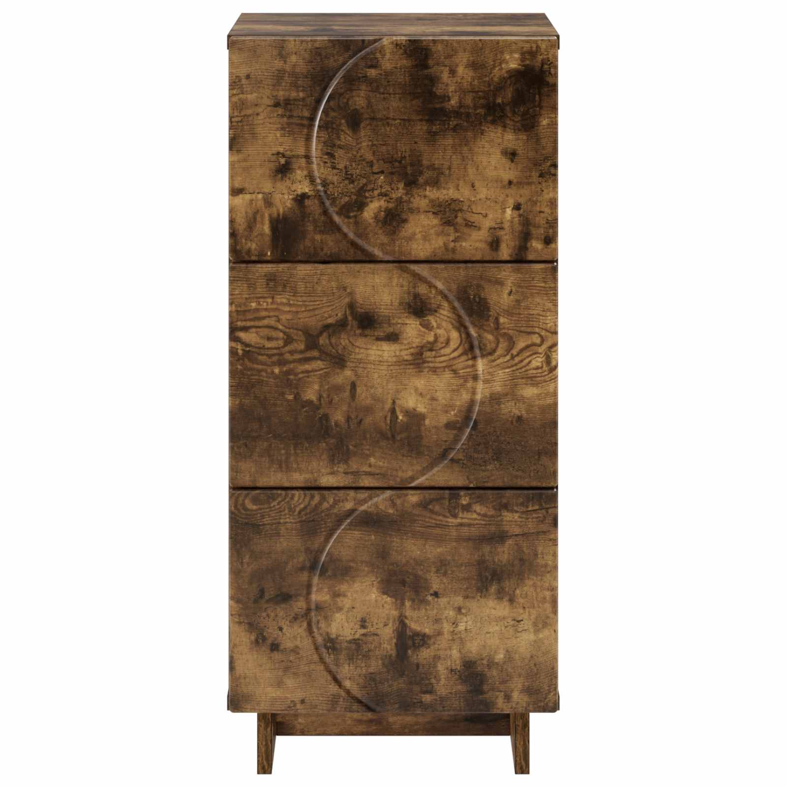 Μπουφές Καπνισμένο Ξύλο Δρυός 33,5 x 34,5 x 75 εκ. - Pakobazaar