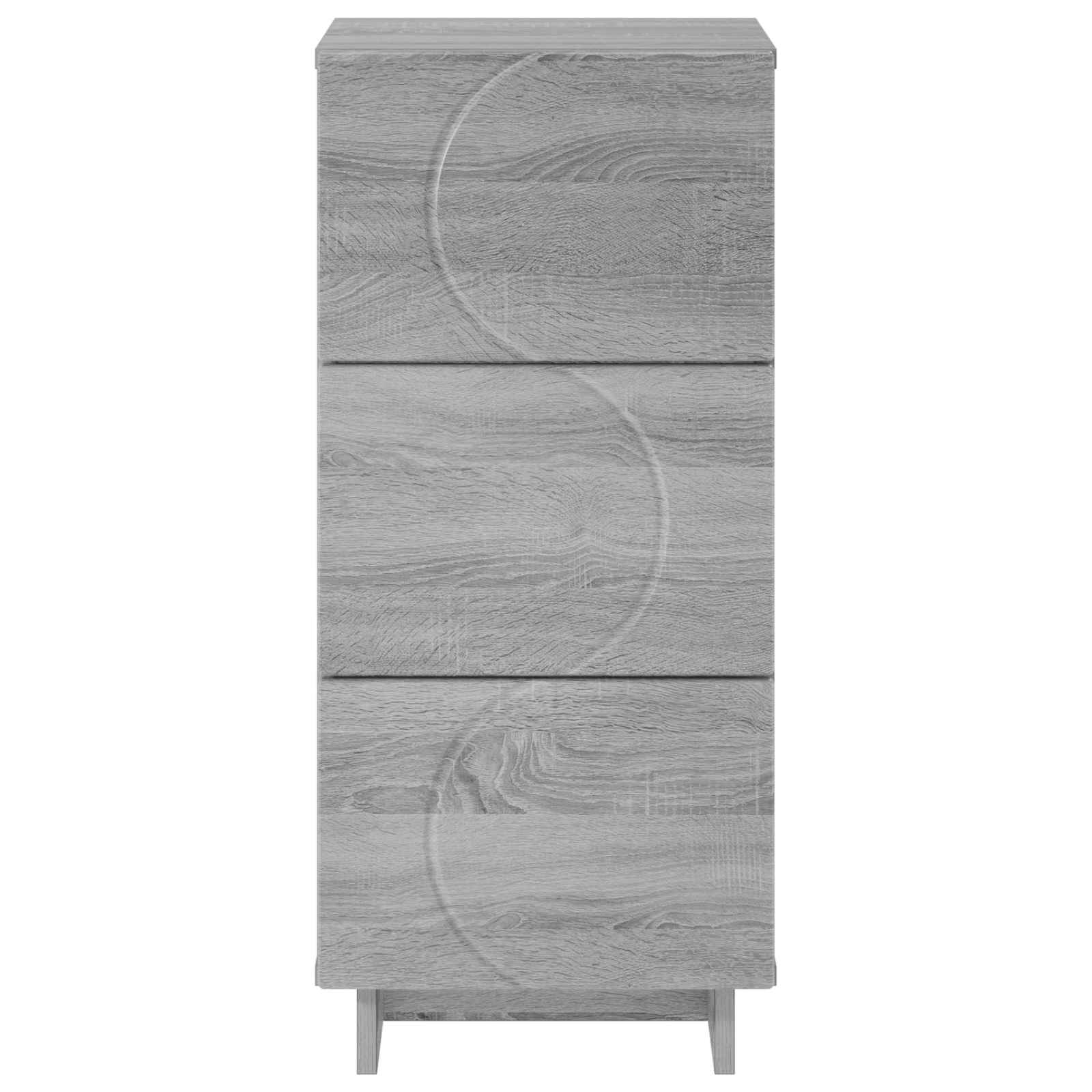 Μπουφές Γκρι Sonoma 33,5 x 34,5 x 75 εκ. Επεξεργασμένο Ξύλο - Pakobazaar
