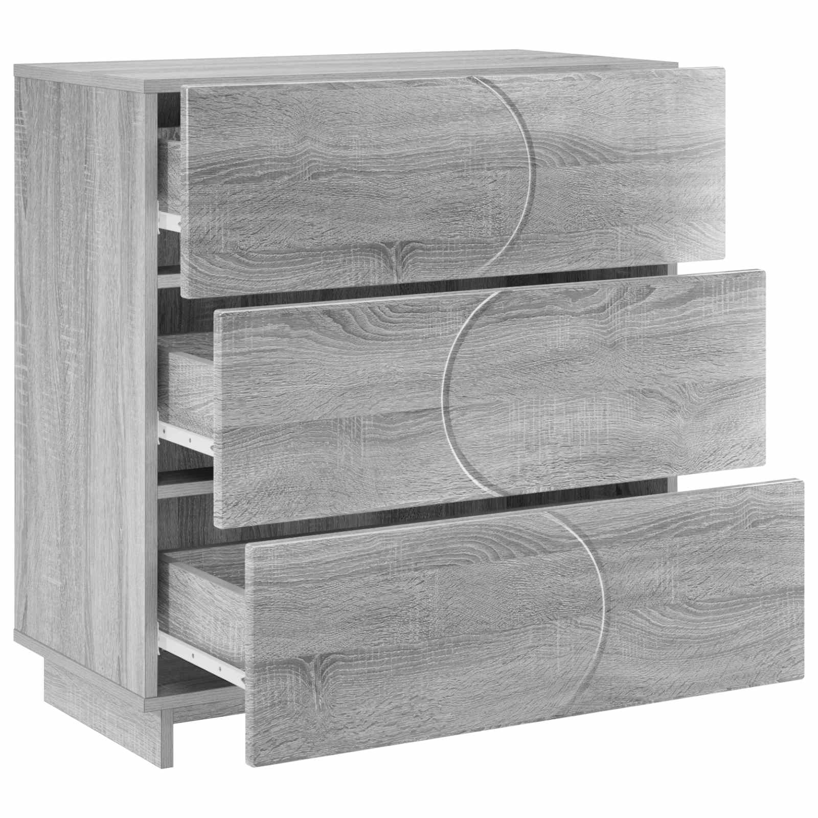 Μπουφές Γκρι Sonoma 70 x 38 x 75 εκ. Επεξεργασμένο Ξύλο - Pakobazaar