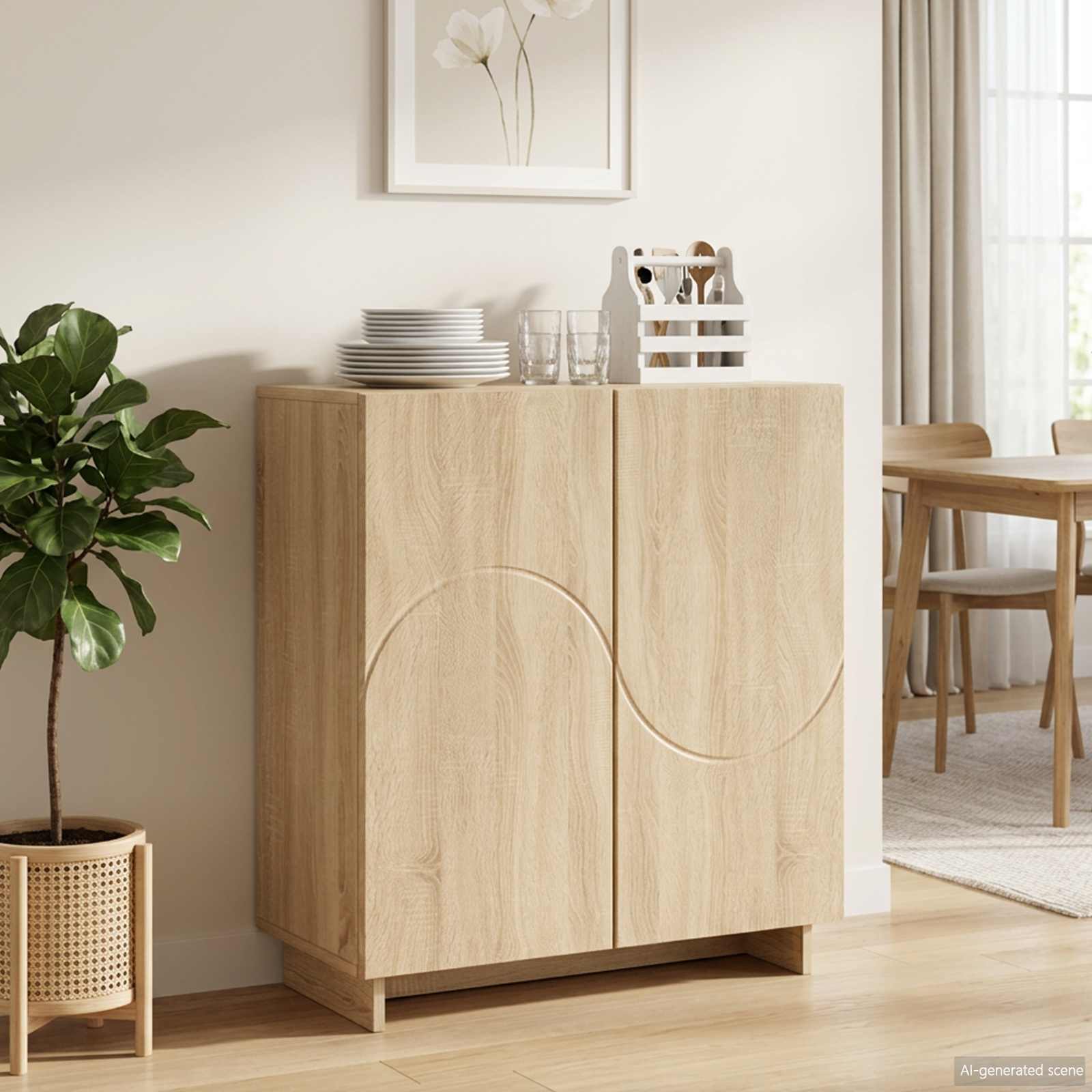 Μπουφές Sonoma Δρυς 67 x 34,5 x 75 εκ. Επεξεργασμένο ξύλο