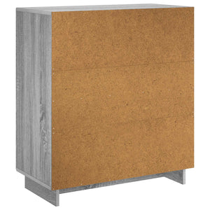 Μπουφές Γκρι Sonoma 67 x 34,5 x 75 εκ. Επεξεργασμένο ξύλο