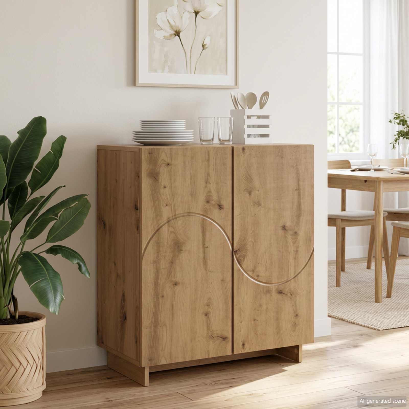 Μπουφές Artisan Δρυς 67 x 34,5 x 75 εκ. Επεξεργασμένο ξύλο