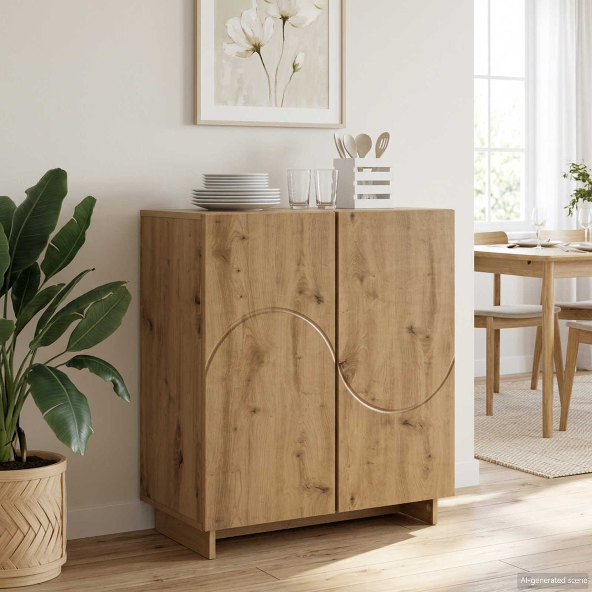 Μπουφές Artisan Δρυς 67 x 34,5 x 75 εκ. Επεξεργασμένο ξύλο