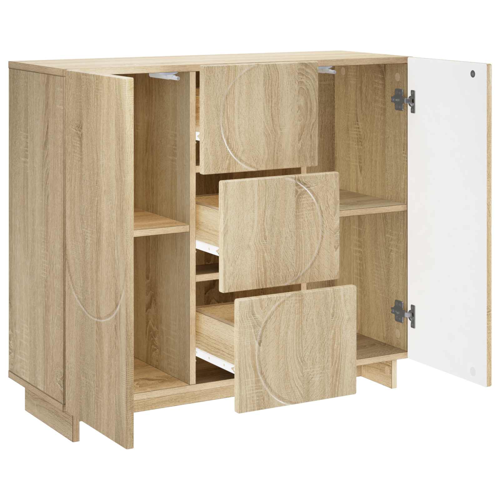Πλαϊνό γραφείο Sonoma Δρυς 85.5 x 31 x 75 εκ. - Pakobazaar