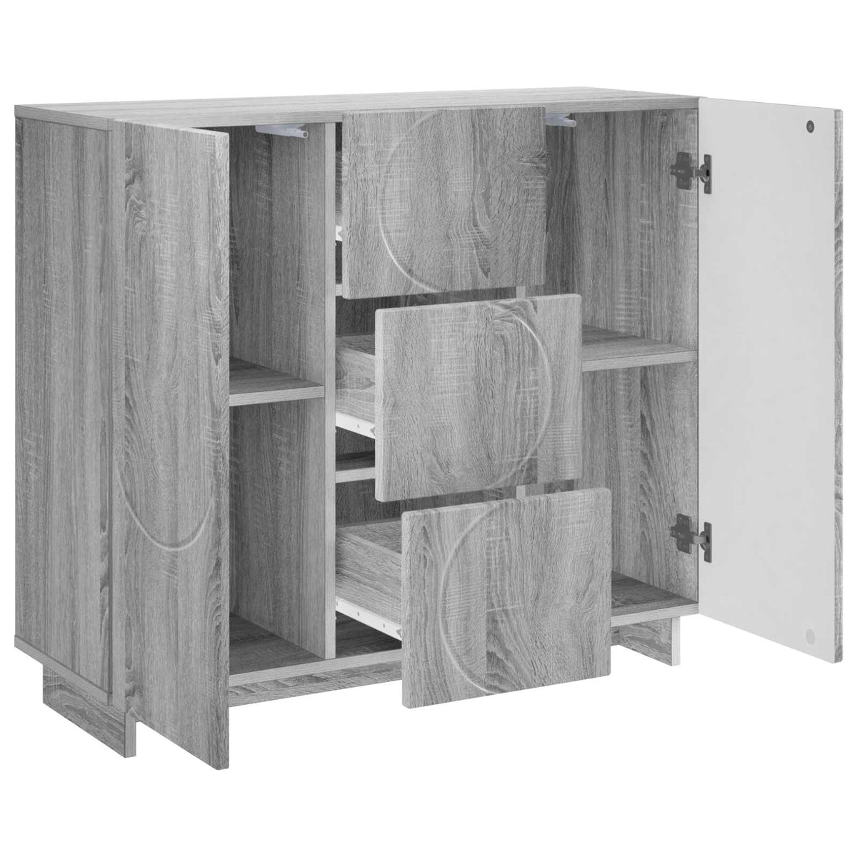 Πλαϊνό γραφείο Γκρι Sonoma 85.5 x 31 x 75 εκ. - Pakobazaar