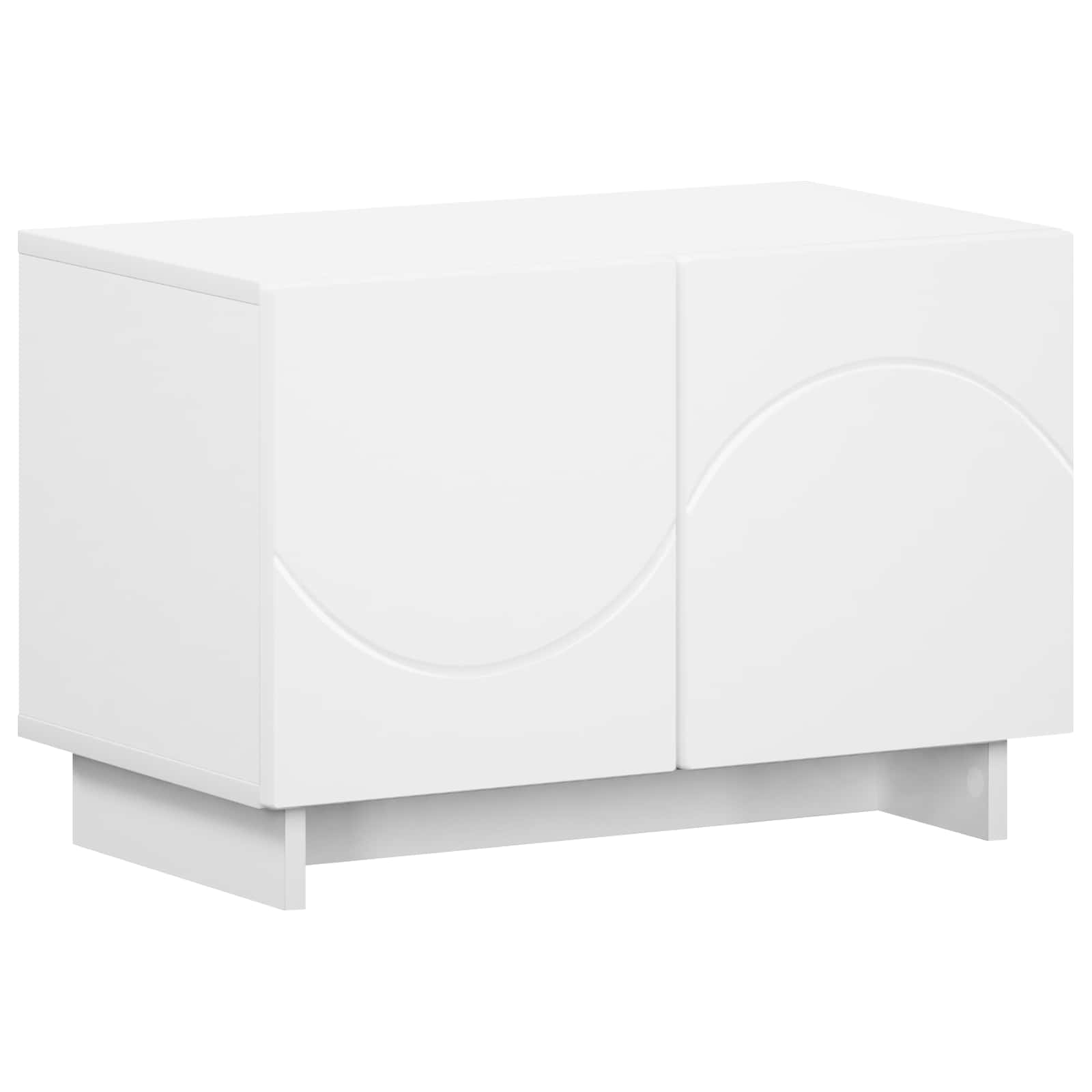 Βάση TV 60 x 34.5 x 40 cm Λευκό Επεξεργασμένο Ξύλο - Pakobazaar