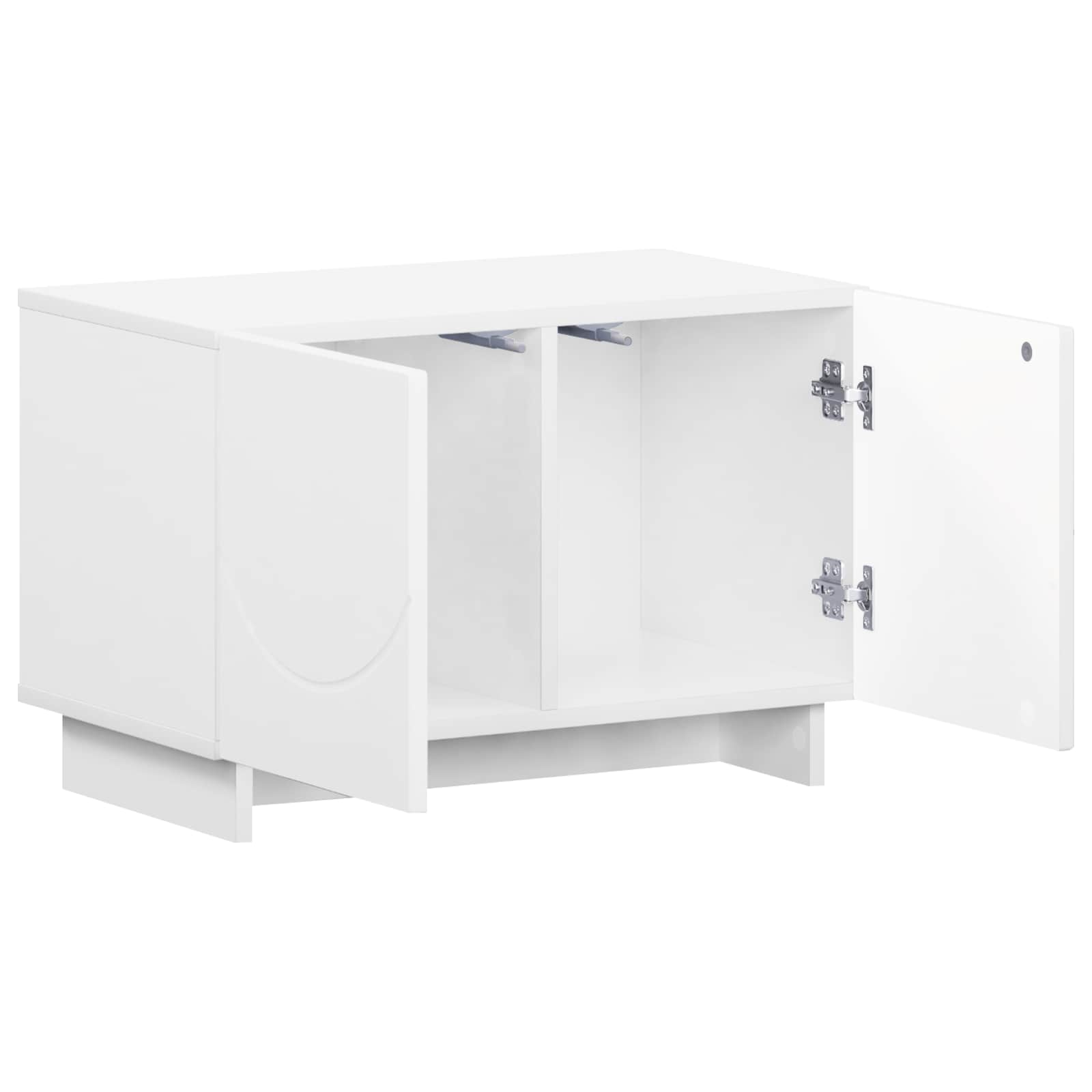 Βάση TV 60 x 34.5 x 40 cm Λευκό Επεξεργασμένο Ξύλο - Pakobazaar