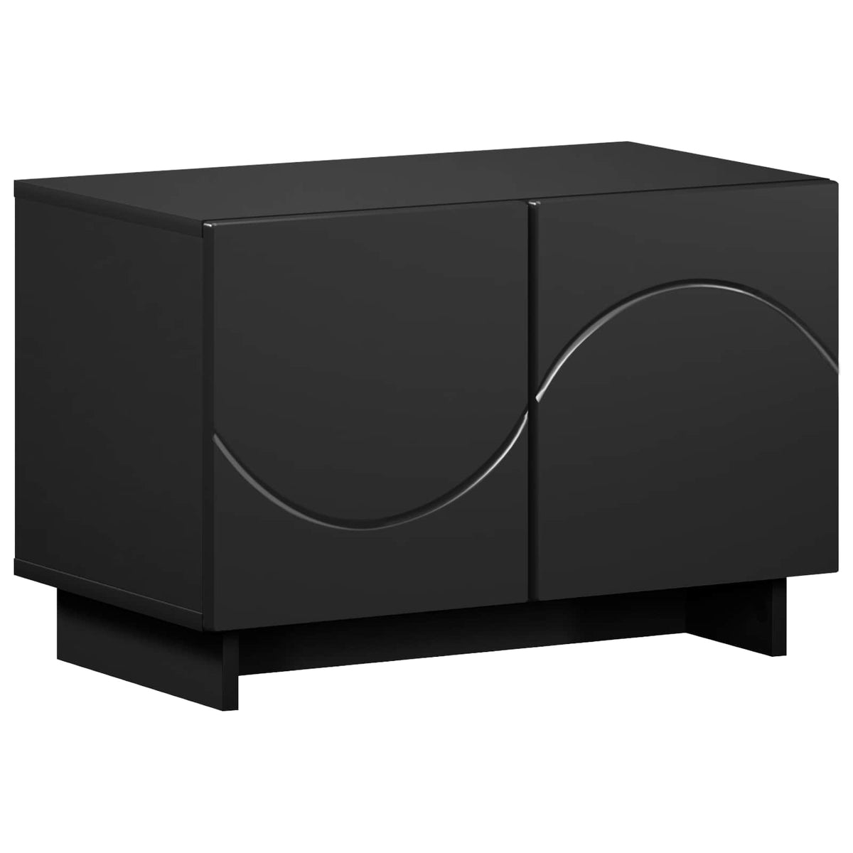 Βάση TV 60 x 34.5 x 40 cm Μαύρο Επεξεργασμένο Ξύλο