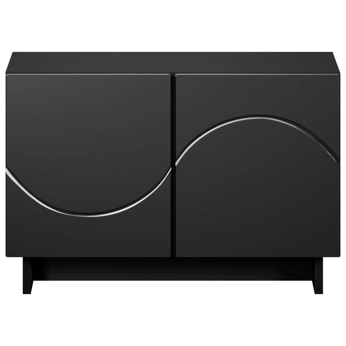 Βάση TV 60 x 34.5 x 40 cm Μαύρο Επεξεργασμένο Ξύλο