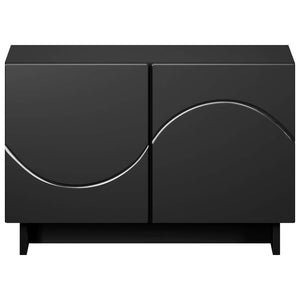Βάση TV 60 x 34.5 x 40 cm Μαύρο Επεξεργασμένο Ξύλο