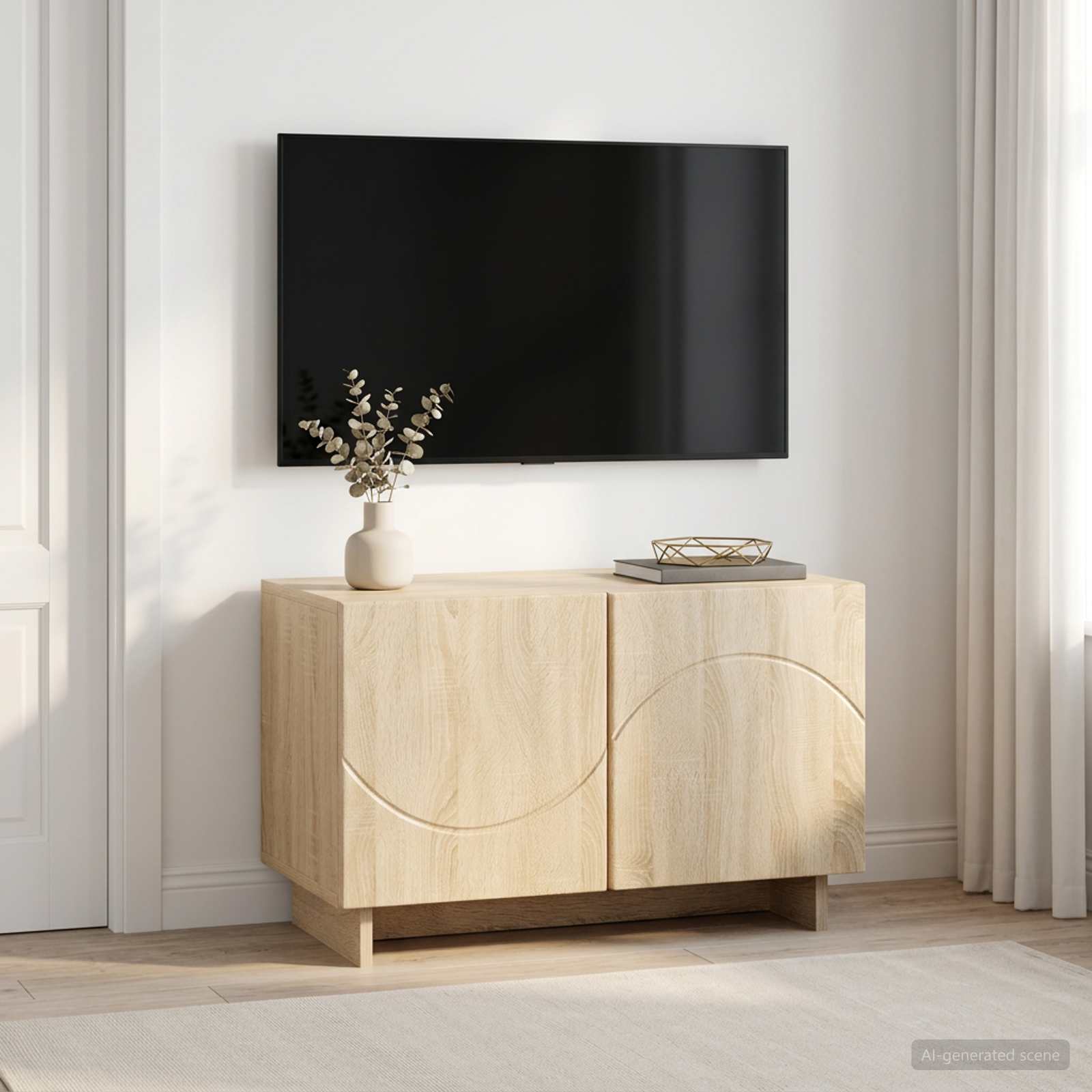 Βάση TV 60 x 34.5 x 40 cm Sonoma Δρυς Επεξεργασμένο Ξύλο