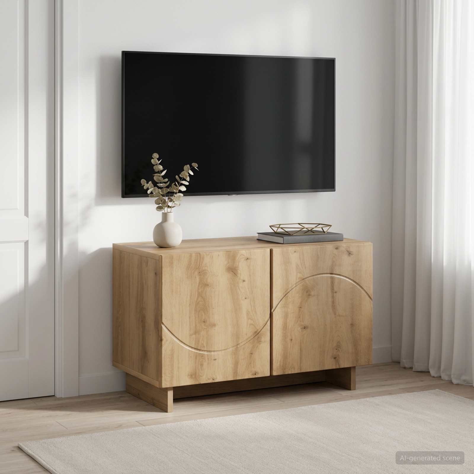 Βάση TV 60 x 34.5 x 40 cm Artisan Δρυς Επεξεργασμένο Ξύλο - Pakobazaar