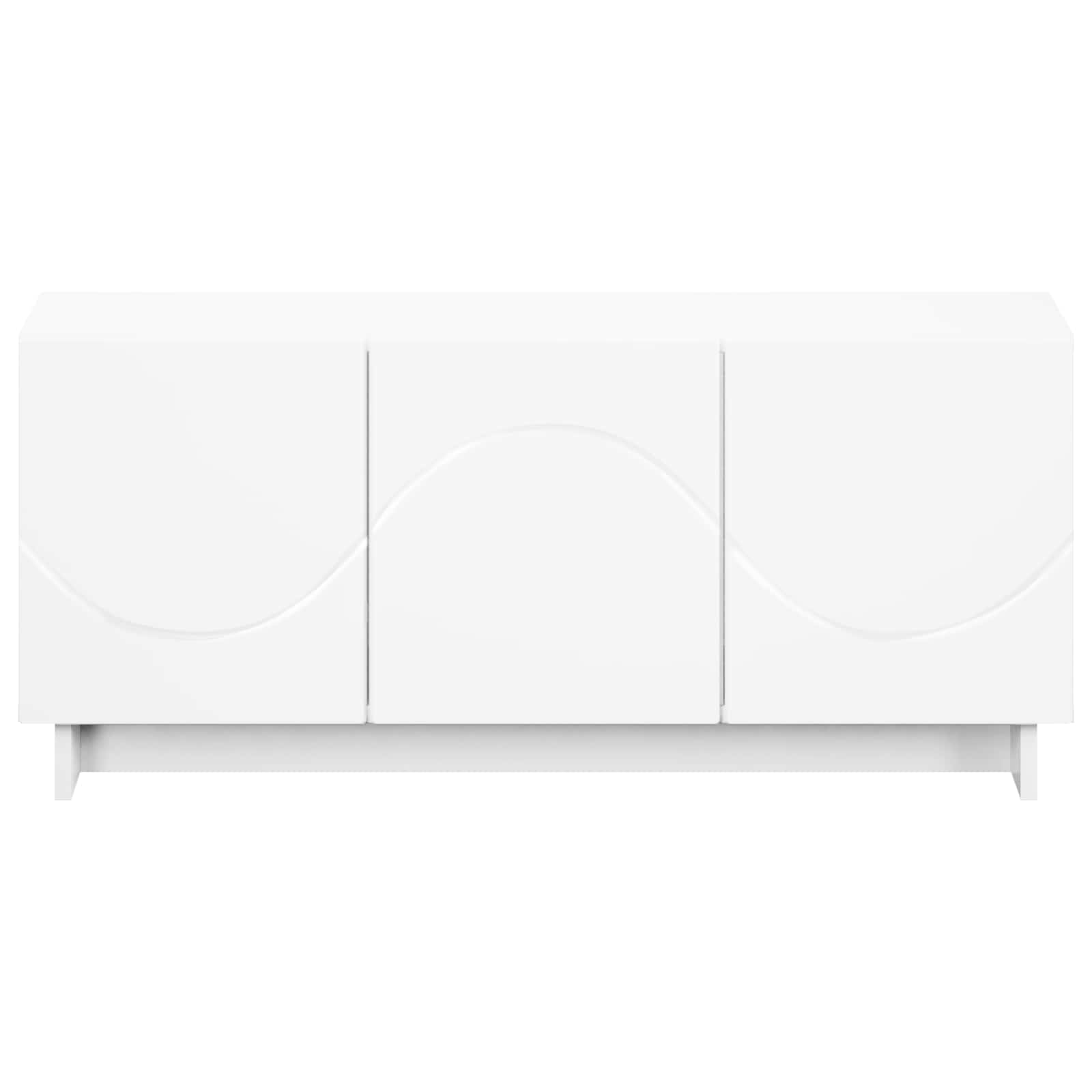 Βάση TV 90 x 34.5 x 40 cm Λευκό Επεξεργασμένο Ξύλο
