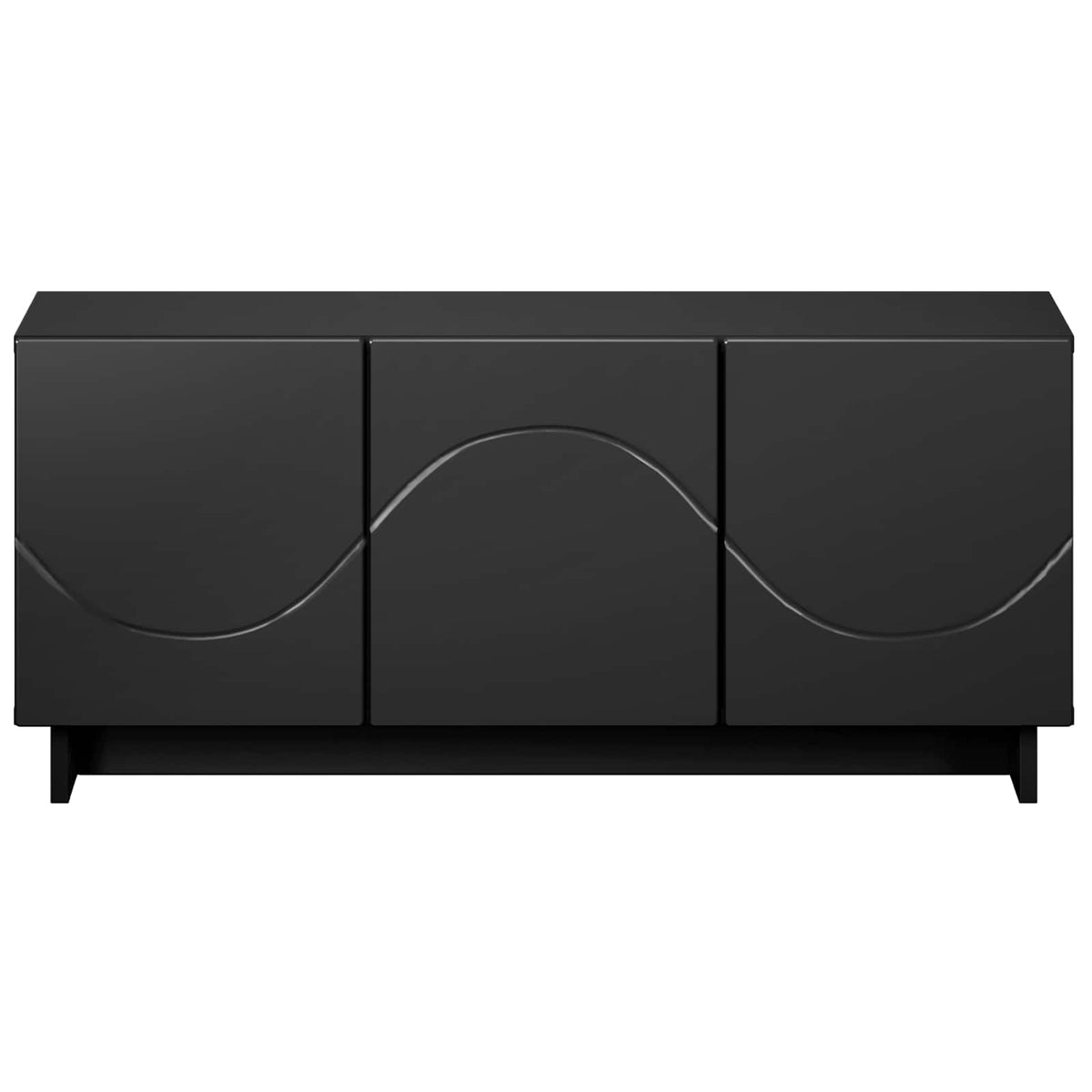 Βάση TV 90 x 34.5 x 40 cm Μαύρο Επεξεργασμένο Ξύλο