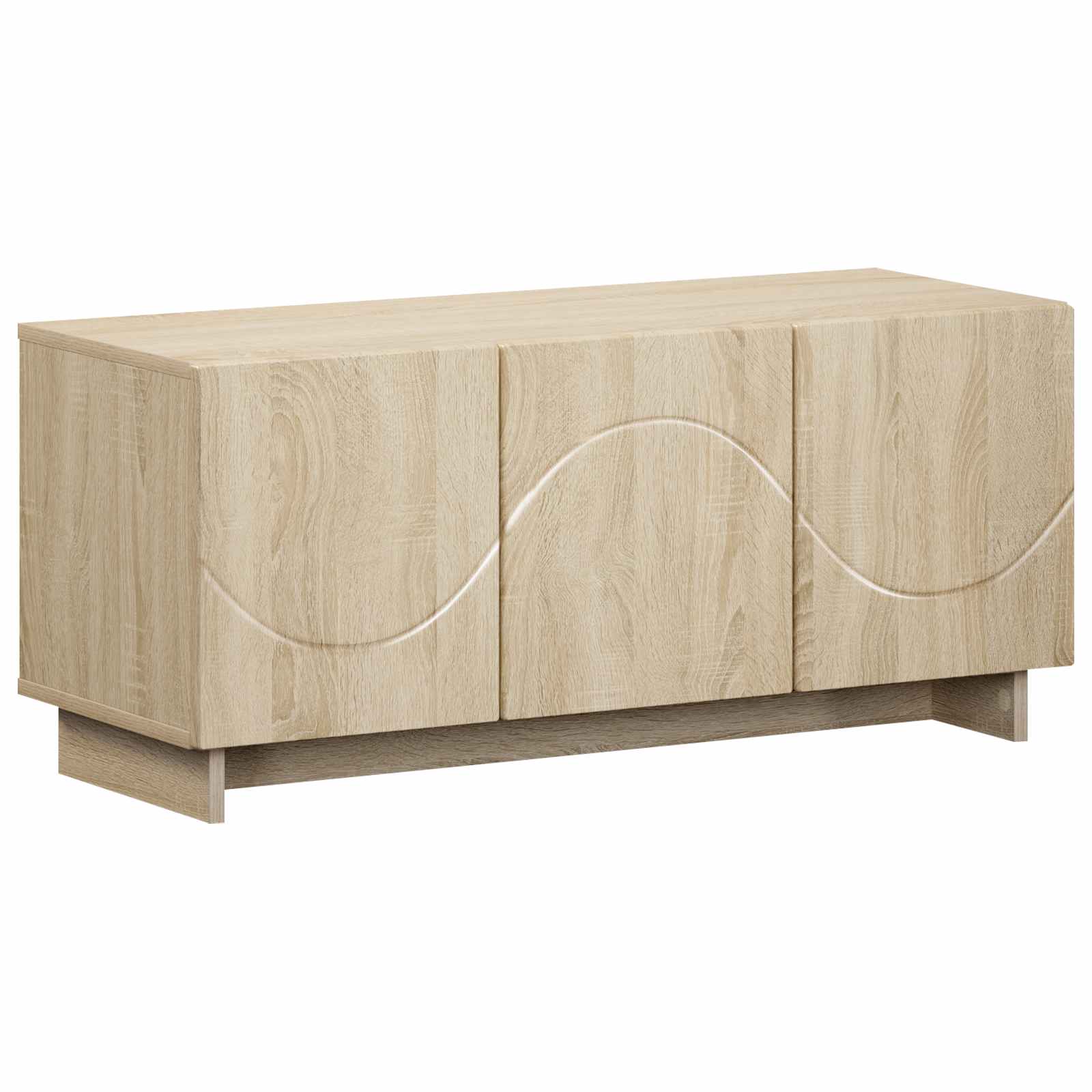 Βάση TV 90 x 34.5 x 40 cm Sonoma Δρυς Επεξεργασμένο Ξύλο - Pakobazaar