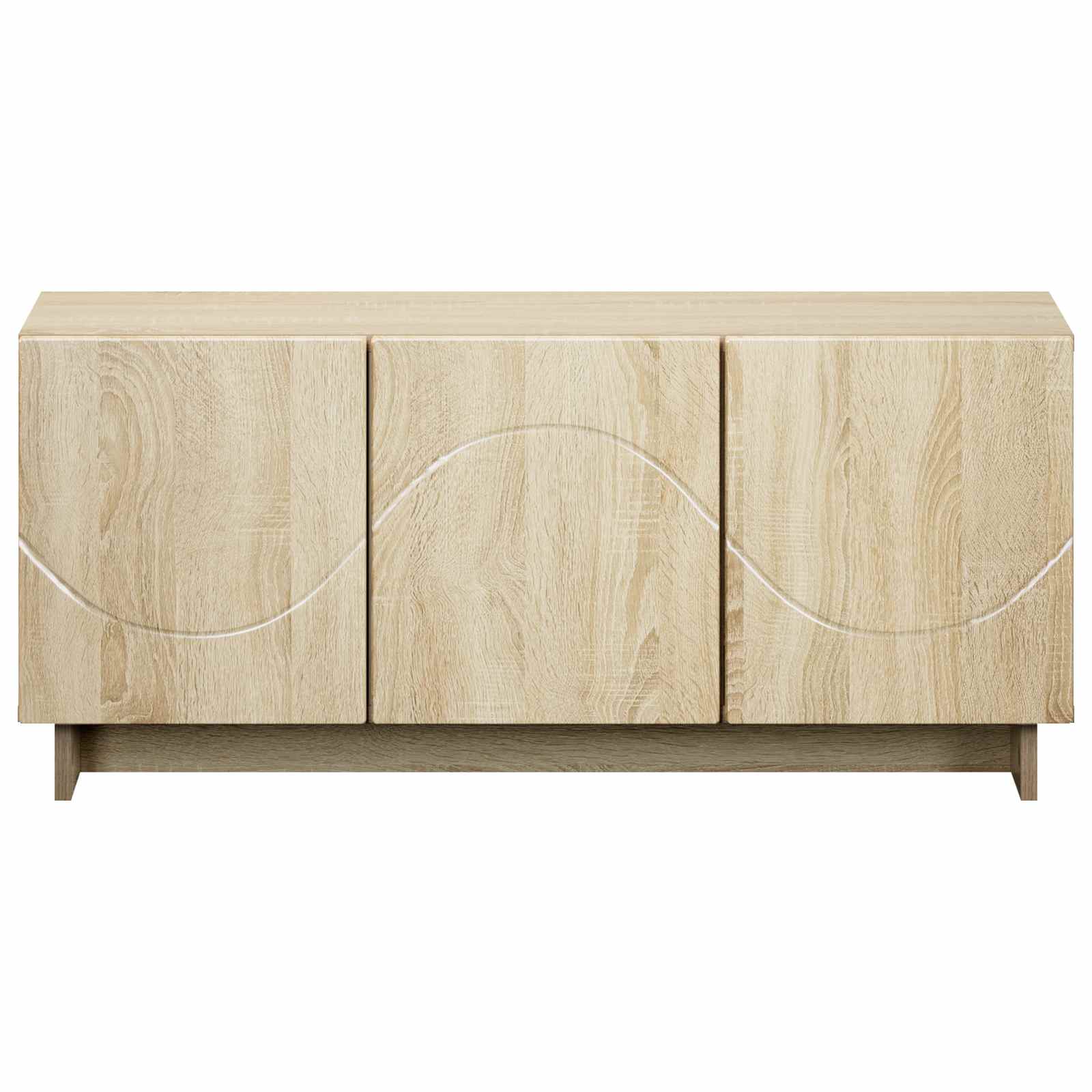 Βάση TV 90 x 34.5 x 40 cm Sonoma Δρυς Επεξεργασμένο Ξύλο - Pakobazaar