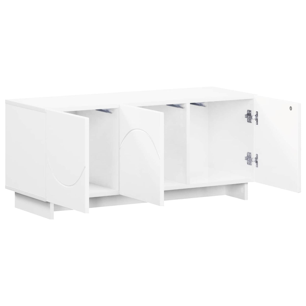 Βάση TV 90 x 34.5 x 40 cm Γυαλιστερό Λευκό Επεξεργασμένο Ξύλο