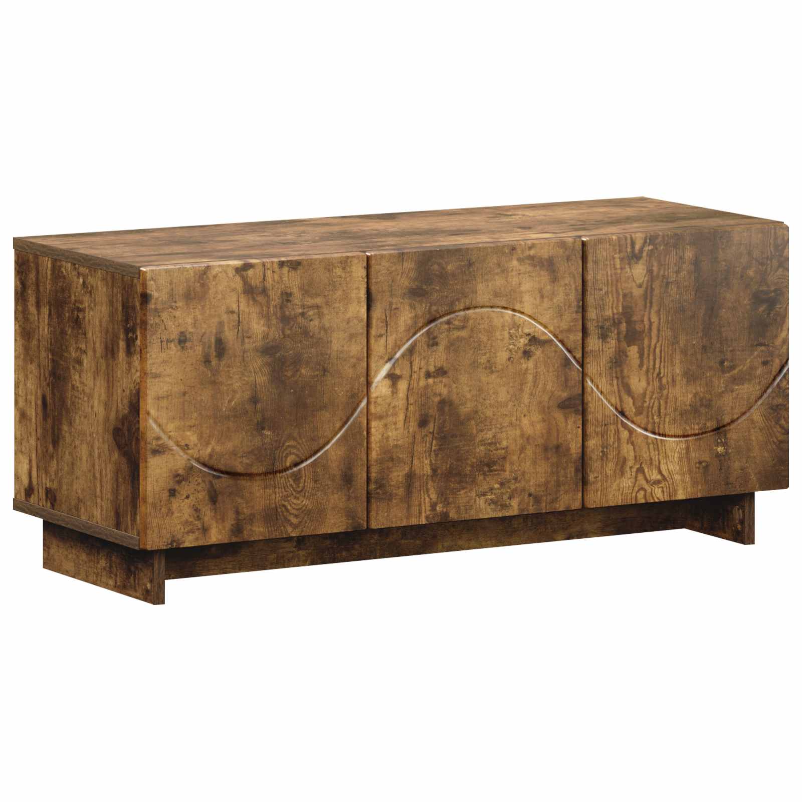 Βάση TV 90 x 34.5 x 40 cm Καπνισμένο Ξύλο Δρυός - Pakobazaar