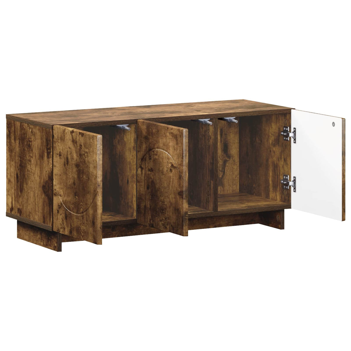 Βάση TV 90 x 34.5 x 40 cm Καπνισμένο Ξύλο Δρυός - Pakobazaar