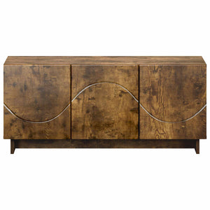 Βάση TV 90 x 34.5 x 40 cm Καπνισμένο Ξύλο Δρυός - Pakobazaar