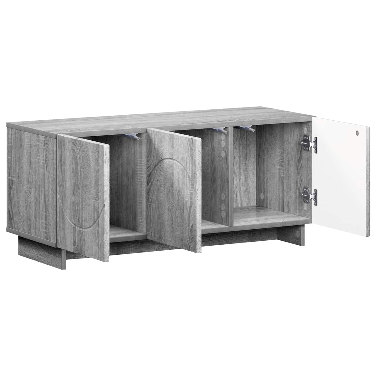 Βάση TV 90 x 34.5 x 40 cm Γκρι Sonoma Επεξεργασμένο Ξύλο - Pakobazaar