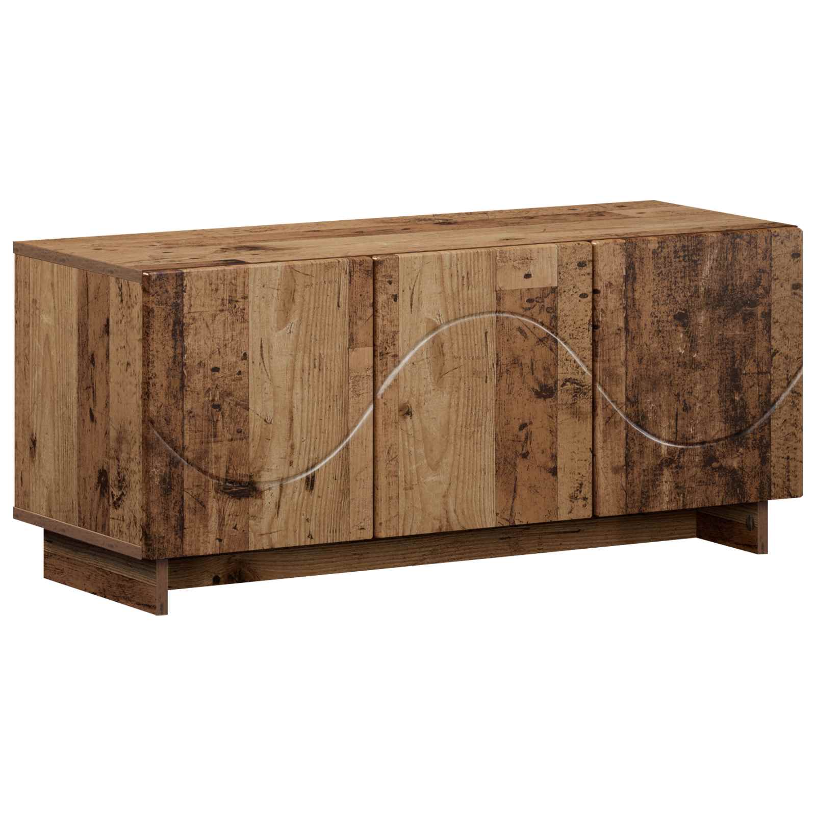 Βάση TV 90 x 34.5 x 40 cm Παλαιωμένο ξύλο Επεξεργασμένο Ξύλο - Pakobazaar