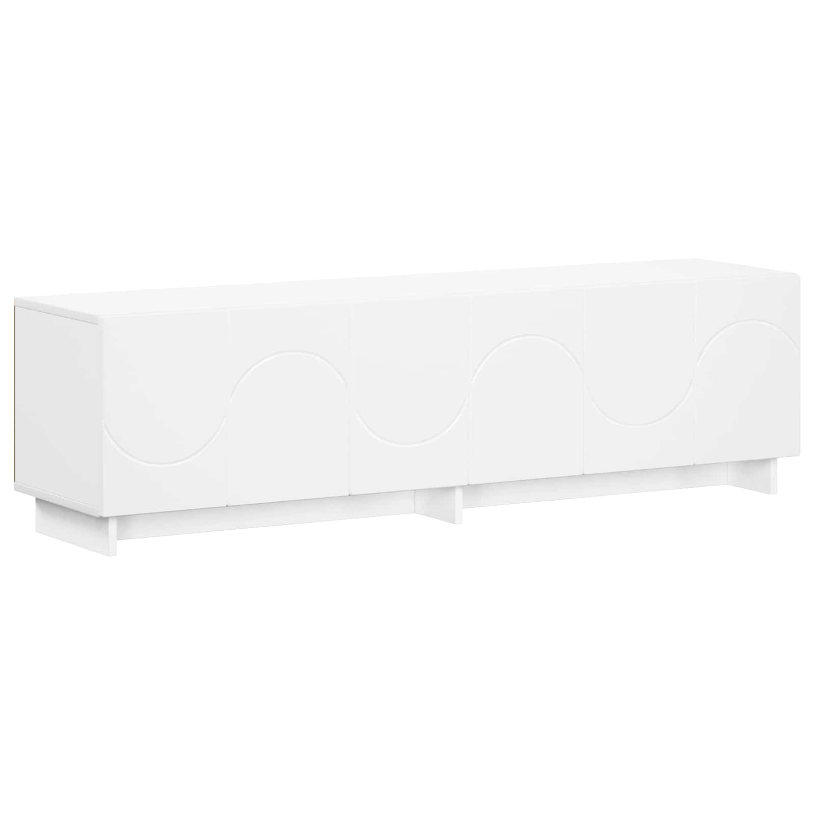Βάση TV 140 x 34.5 x 40 cm Λευκό Επεξεργασμένο Ξύλο - Pakobazaar