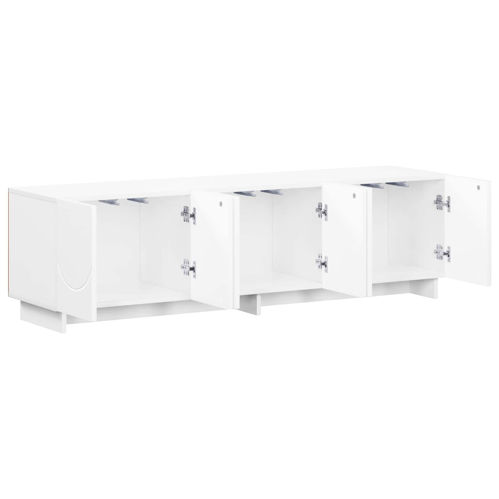 Βάση TV 140 x 34.5 x 40 cm Λευκό Επεξεργασμένο Ξύλο - Pakobazaar