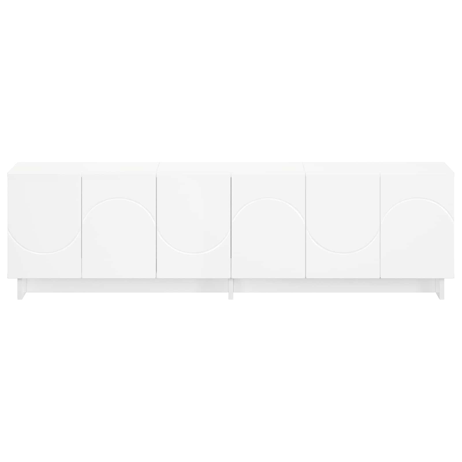 Βάση TV 140 x 34.5 x 40 cm Λευκό Επεξεργασμένο Ξύλο - Pakobazaar