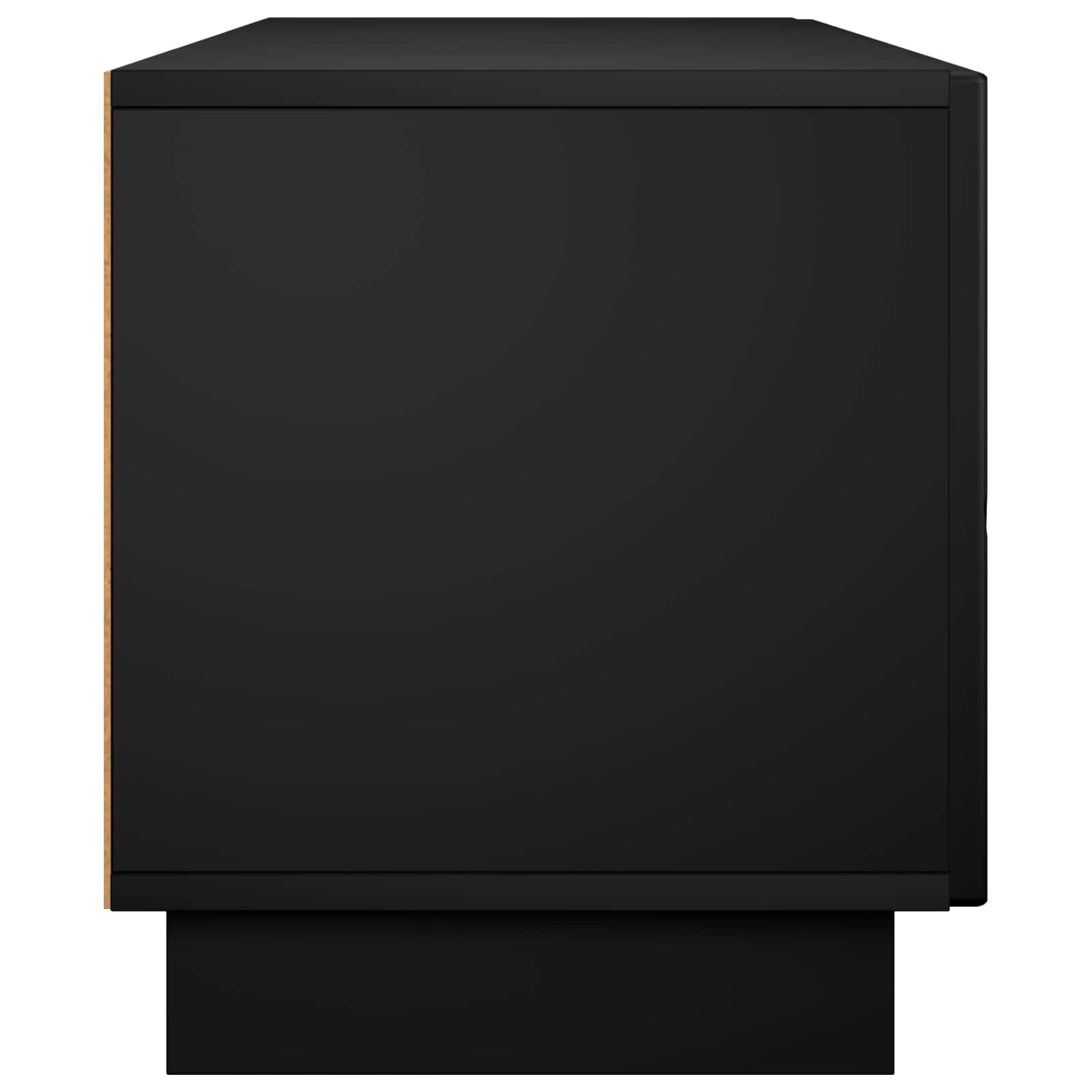 Βάση TV 140 x 34.5 x 40 cm Μαύρο Επεξεργασμένο Ξύλο