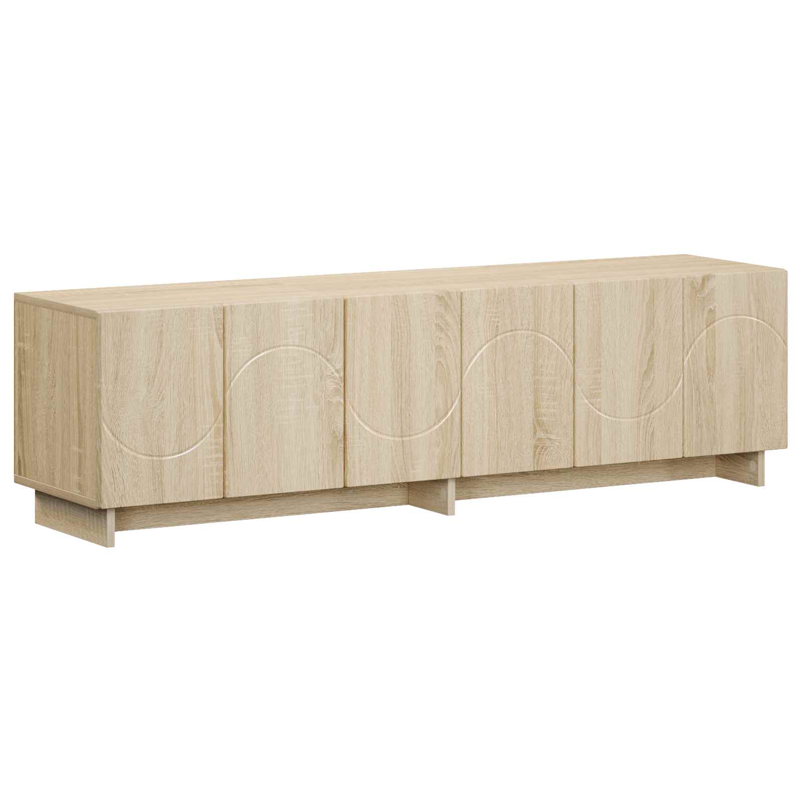 Βάση TV 140 x 34.5 x 40 cm Sonoma Δρυς Επεξεργασμένο Ξύλο