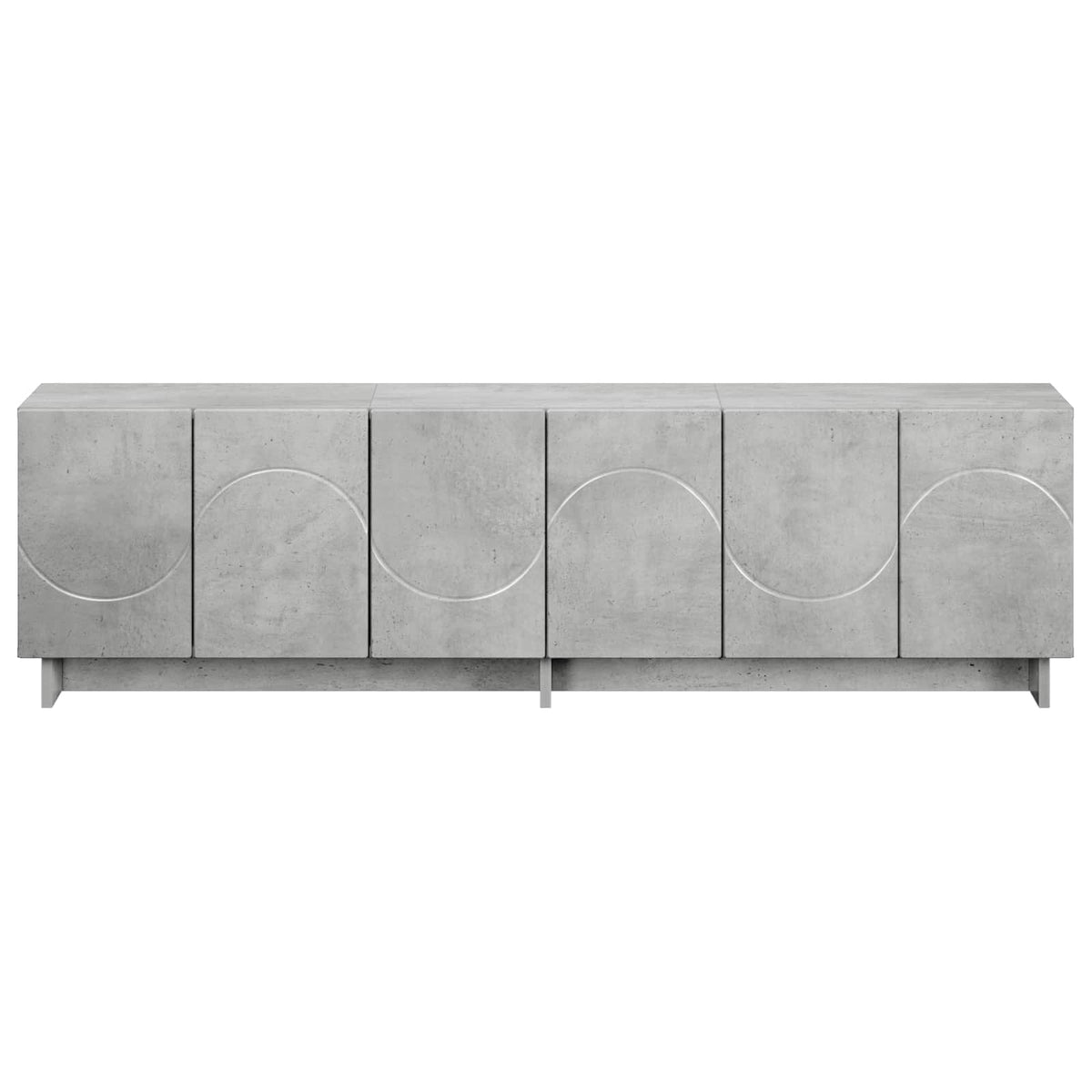 Βάση TV 140 x 34.5 x 40 cm Γκρι Σκυροδέματος Επεξεργασμένο Ξύλο
