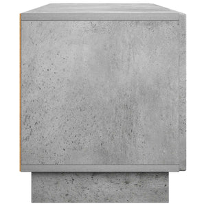 Βάση TV 140 x 34.5 x 40 cm Γκρι Σκυροδέματος Επεξεργασμένο Ξύλο