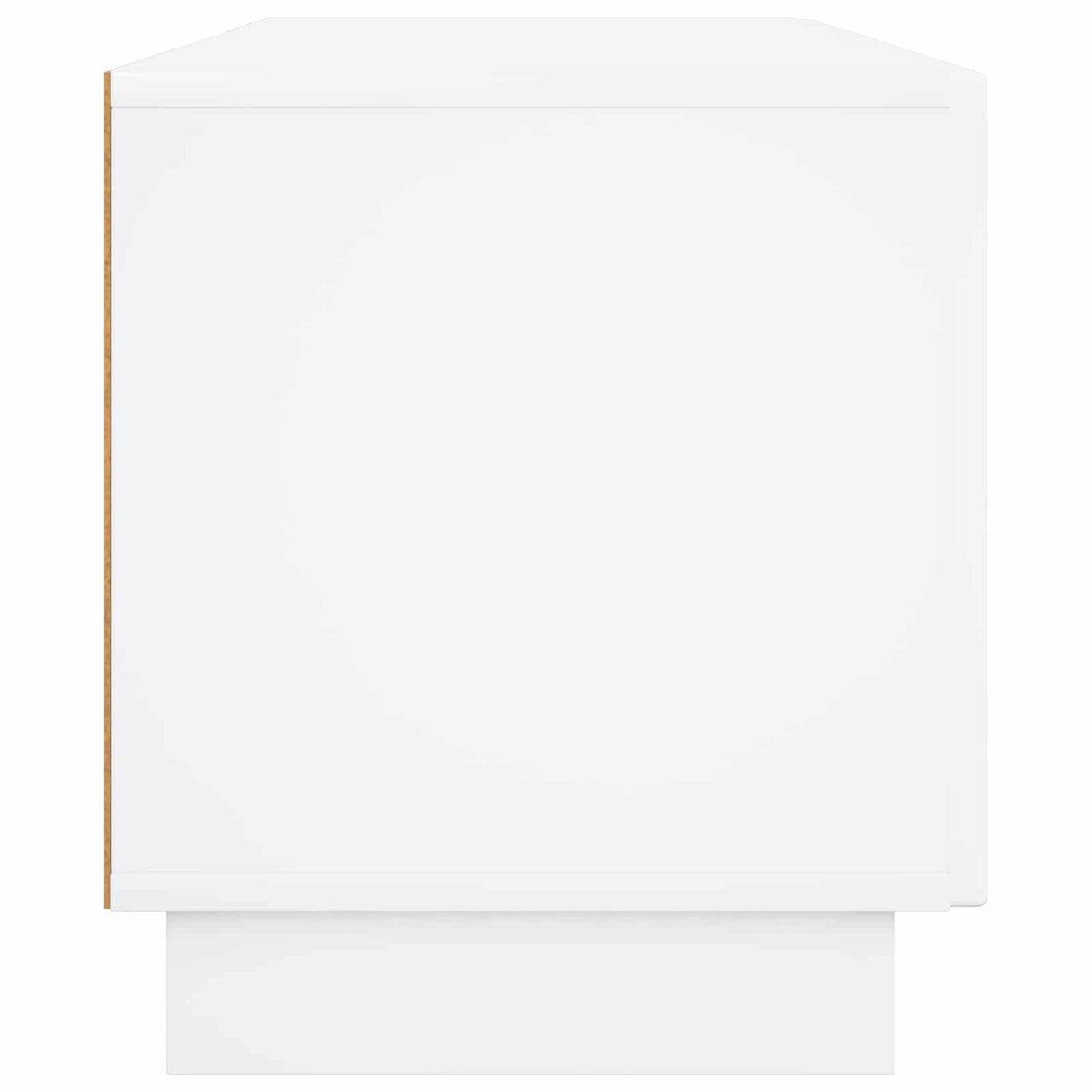 Βάση TV 140 x 34.5 x 40 cm Γυαλιστερό Λευκό Επεξεργασμένο Ξύλο