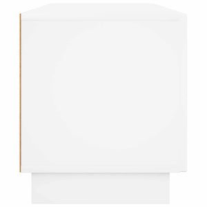 Βάση TV 140 x 34.5 x 40 cm Γυαλιστερό Λευκό Επεξεργασμένο Ξύλο