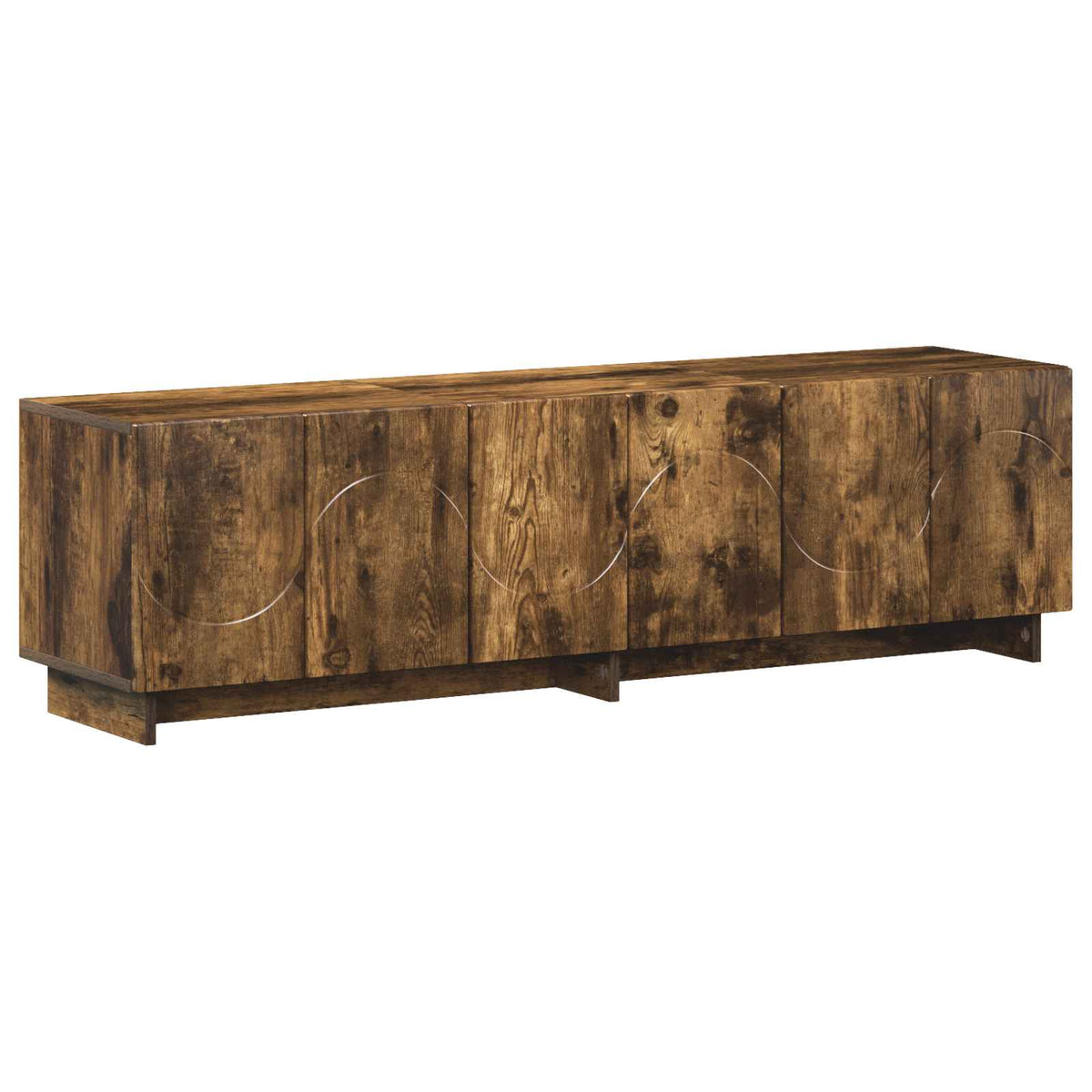 Βάση TV 140 x 34.5 x 40 cm Καπνισμένο Ξύλο Δρυός - Pakobazaar